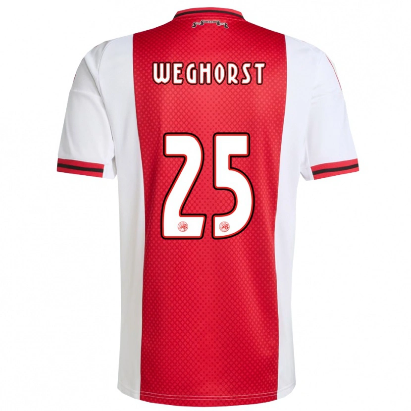 Danxen Kinder Wout Weghorst #25 Rot Weiß Heimtrikot Trikot 2025/26 T-Shirt Österreich