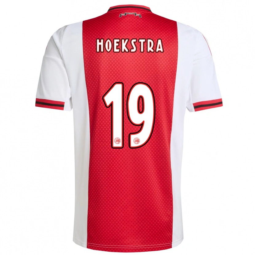 Danxen Kinder Tiny Hoekstra #19 Rot Weiß Heimtrikot Trikot 2025/26 T-Shirt Österreich