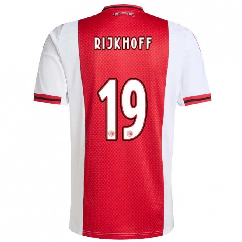 Danxen Kinder Julian Rijkhoff #19 Rot Weiß Heimtrikot Trikot 2025/26 T-Shirt Österreich