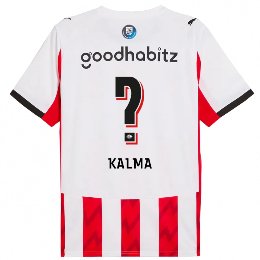 Danxen Kinder Fenna Kalma #0 Rot Weiß Heimtrikot Trikot 2025/26 T-Shirt Österreich
