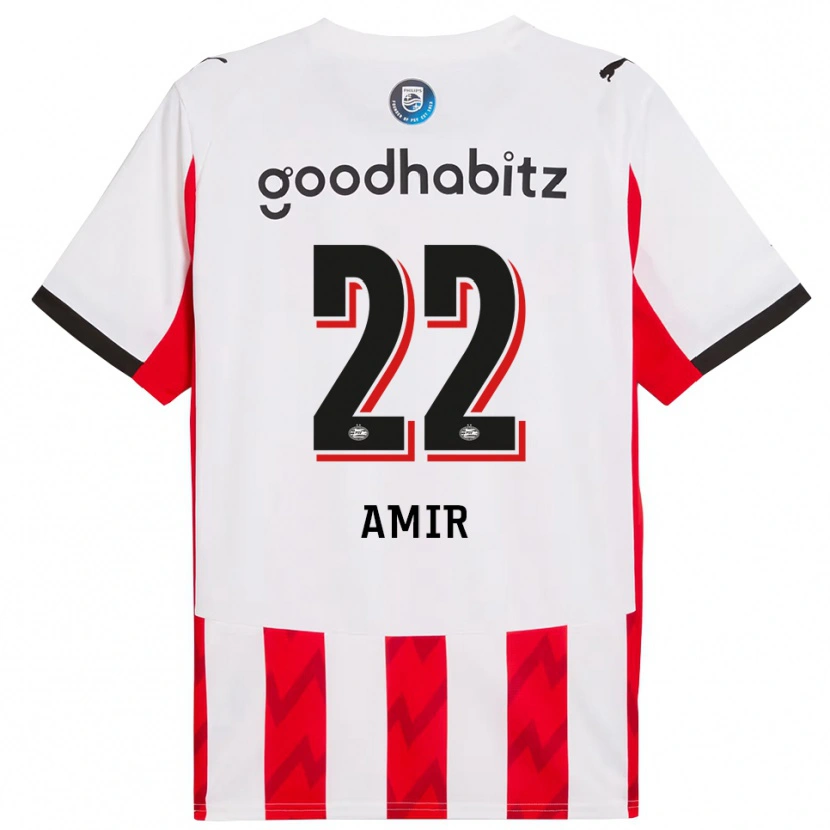 Danxen Kinder Amir Al-Anany #22 Rot Weiß Heimtrikot Trikot 2025/26 T-Shirt Österreich
