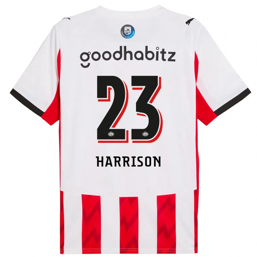 Danxen Kinder Amy Harrison #23 Rot Weiß Heimtrikot Trikot 2025/26 T-Shirt Österreich