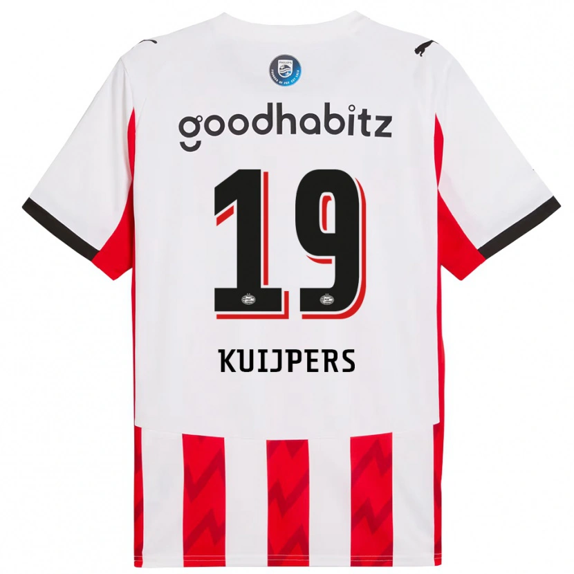 Danxen Kinder Jeslynn Kuijpers #19 Rot Weiß Heimtrikot Trikot 2025/26 T-Shirt Österreich