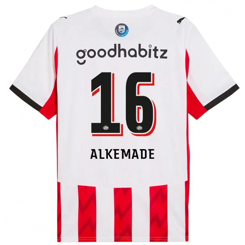 Danxen Kinder Lisan Alkemade #16 Rot Weiß Heimtrikot Trikot 2025/26 T-Shirt Österreich
