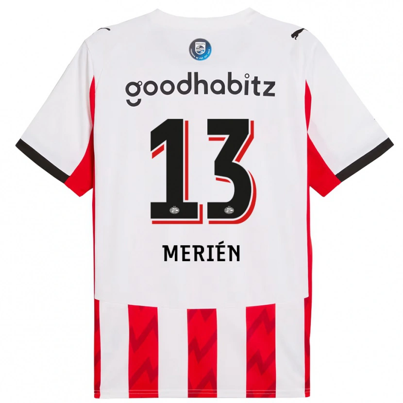 Danxen Kinder Fabian Merién #13 Rot Weiß Heimtrikot Trikot 2025/26 T-Shirt Österreich