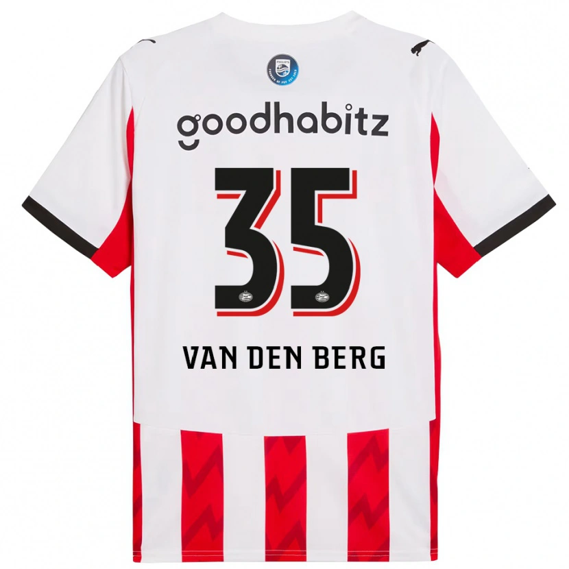 Danxen Kinder Joel Van Den Berg #35 Rot Weiß Heimtrikot Trikot 2025/26 T-Shirt Österreich