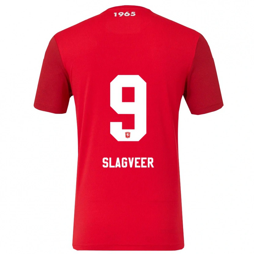 Danxen Kinder Derrick Slagveer #9 Rot Weiß Heimtrikot Trikot 2025/26 T-Shirt Österreich