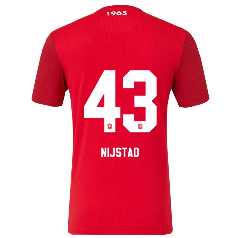 Danxen Kinder Ruud Nijstad #43 Rot Weiß Heimtrikot Trikot 2025/26 T-Shirt Österreich