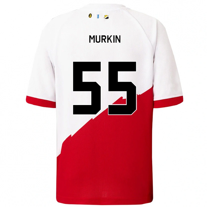 Danxen Kinder Derry Murkin #55 Weiß Rot Heimtrikot Trikot 2025/26 T-Shirt Österreich