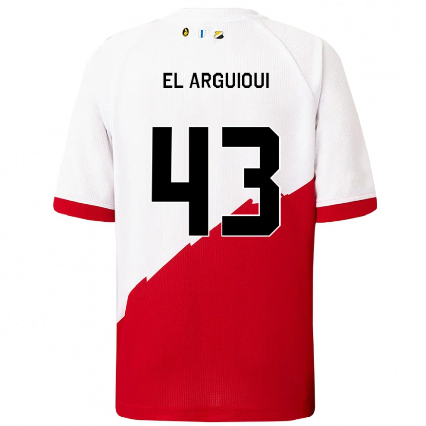 Danxen Kinder Rafik El Arguioui #43 Weiß Rot Heimtrikot Trikot 2025/26 T-Shirt Österreich