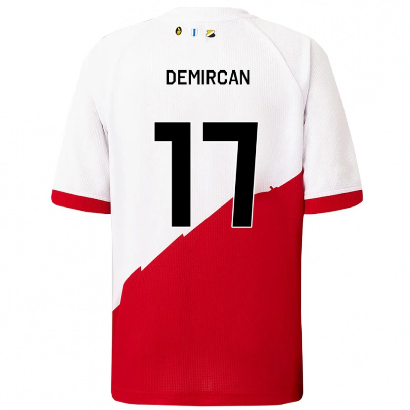 Danxen Kinder Emirhan Demircan #17 Weiß Rot Heimtrikot Trikot 2025/26 T-Shirt Österreich