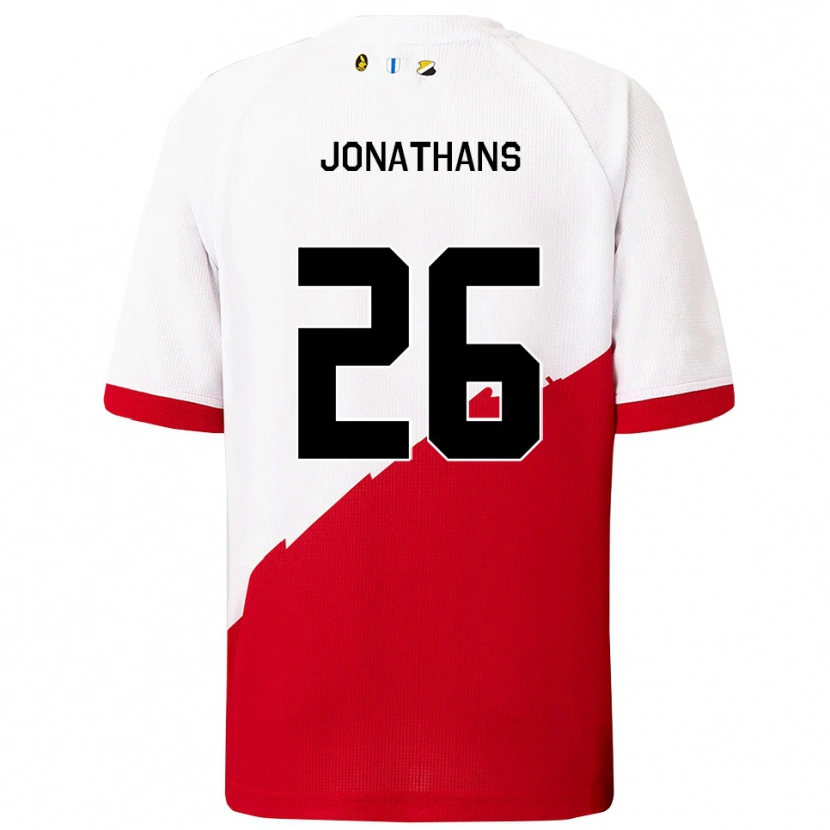 Danxen Kinder Miliano Jonathans #26 Weiß Rot Heimtrikot Trikot 2025/26 T-Shirt Österreich