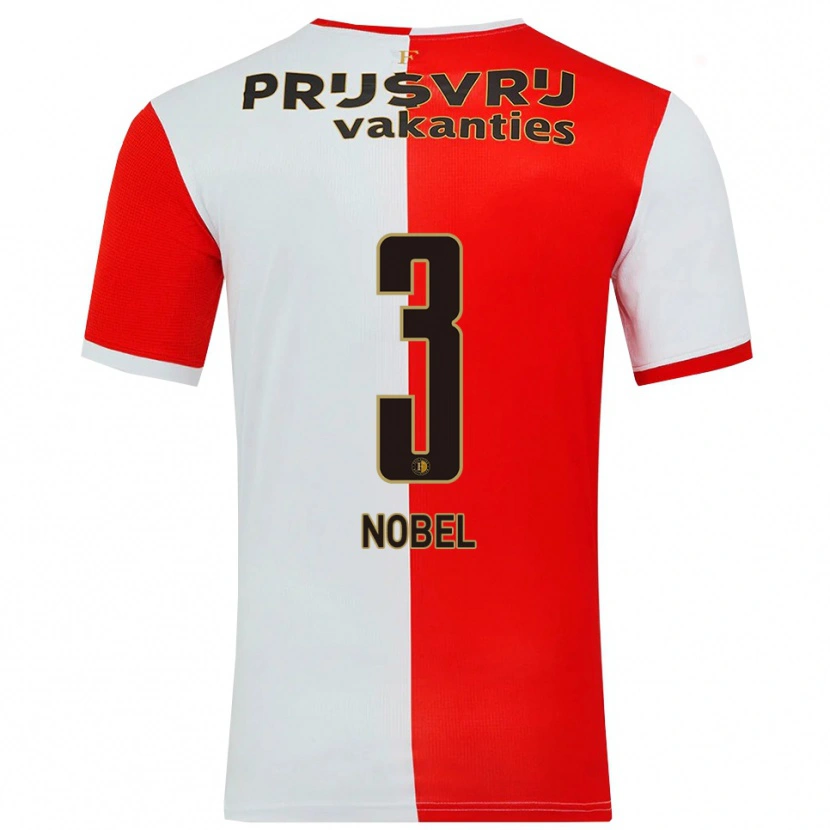 Danxen Kinder Sem Nobel #3 Rot Weiß Heimtrikot Trikot 2025/26 T-Shirt Österreich