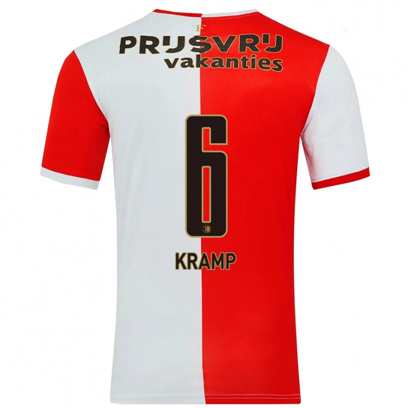 Danxen Kinder Michael Kramp #6 Rot Weiß Heimtrikot Trikot 2025/26 T-Shirt Österreich