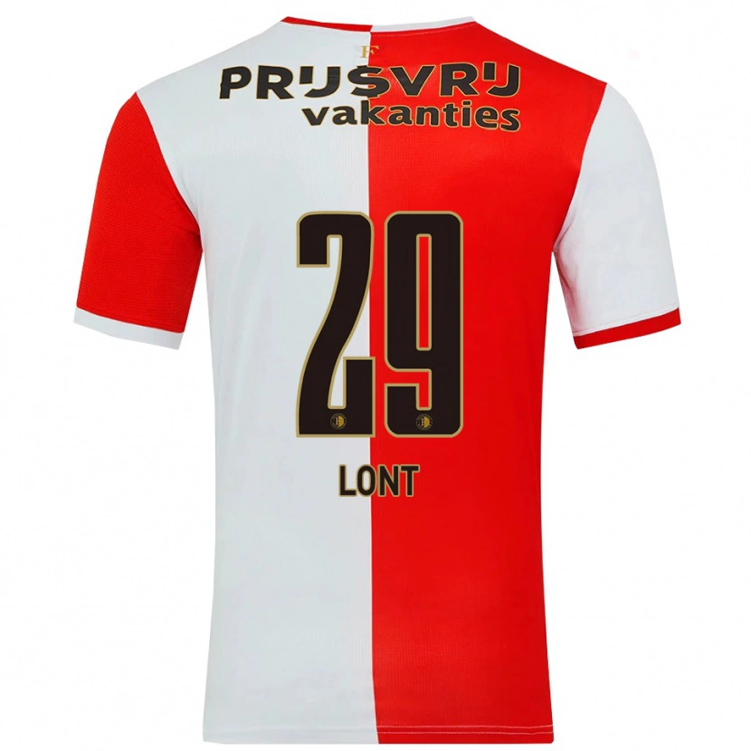 Danxen Kinder Dechamaily Lont #29 Rot Weiß Heimtrikot Trikot 2025/26 T-Shirt Österreich