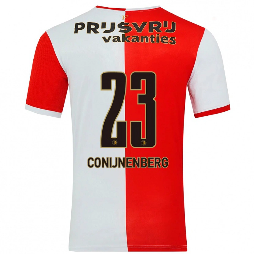Danxen Kinder Jada Conijnenberg #23 Rot Weiß Heimtrikot Trikot 2025/26 T-Shirt Österreich
