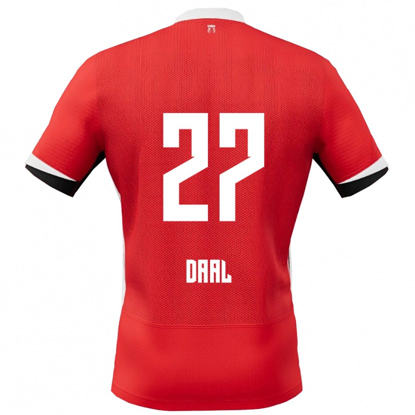 Danxen Kinder Ro-Zangelo Daal #27 Rot Weiß Heimtrikot Trikot 2025/26 T-Shirt Österreich