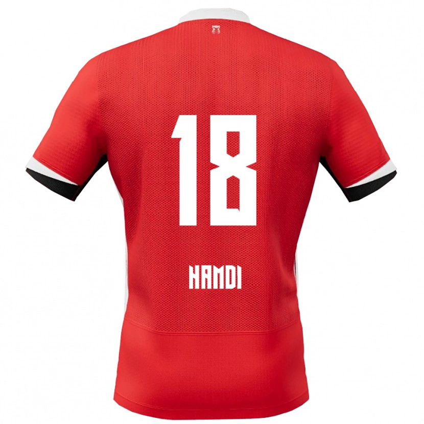 Danxen Kinder Yassin Hamdi #18 Rot Weiß Heimtrikot Trikot 2025/26 T-Shirt Österreich