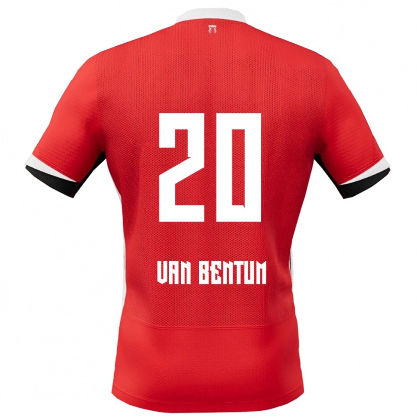 Danxen Kinder Mirte Van Bentum #20 Rot Weiß Heimtrikot Trikot 2025/26 T-Shirt Österreich