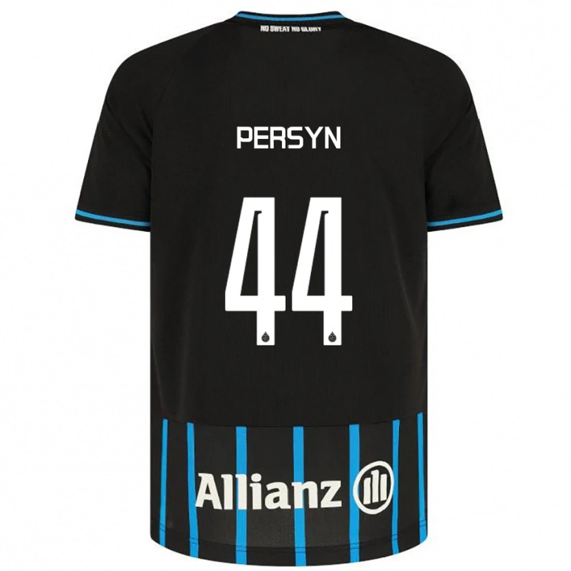 Danxen Kinder Noor Persyn #44 Schwarz Blau Heimtrikot Trikot 2025/26 T-Shirt Österreich
