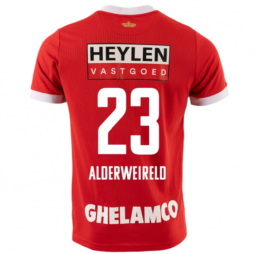 Danxen Kinder Toby Alderweireld #23 Rot Weiß Heimtrikot Trikot 2025/26 T-Shirt Österreich
