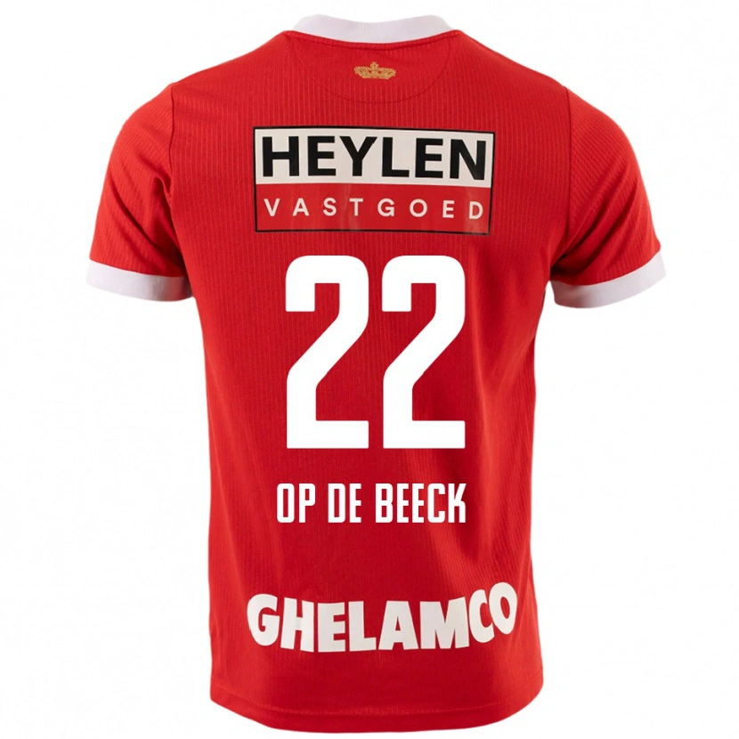 Danxen Kinder Gregg Op De Beeck #22 Rot Weiß Heimtrikot Trikot 2025/26 T-Shirt Österreich
