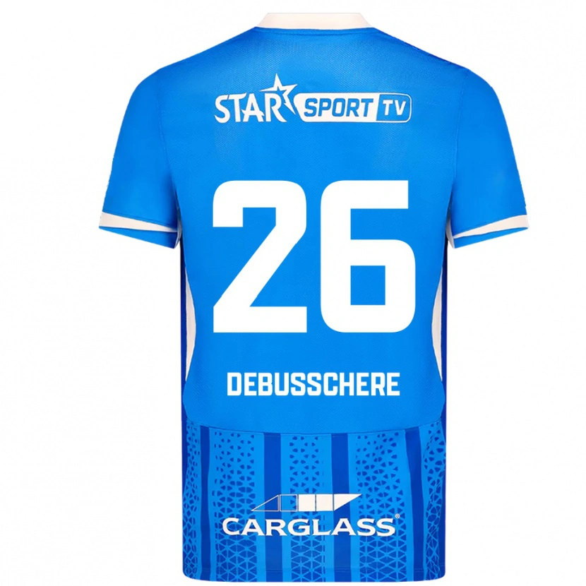 Danxen Kinder Vic Debusschere #26 Blau Weiß Heimtrikot Trikot 2025/26 T-Shirt Österreich