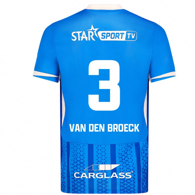 Danxen Kinder Kobe Van Den Broeck #3 Blau Weiß Heimtrikot Trikot 2025/26 T-Shirt Österreich