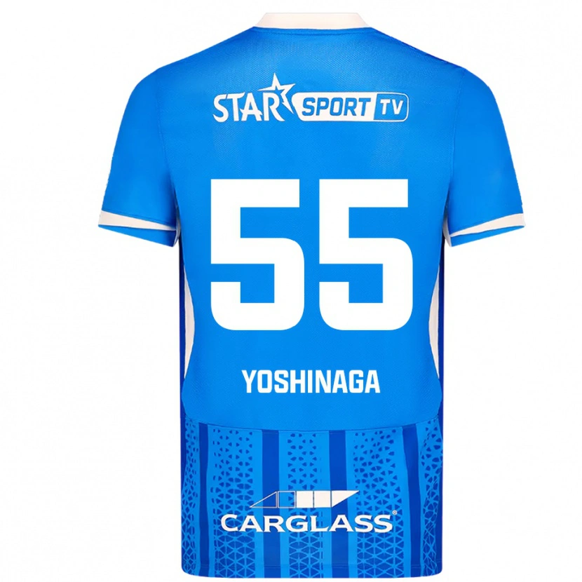 Danxen Kinder Yumeki Yoshinaga #55 Blau Weiß Heimtrikot Trikot 2025/26 T-Shirt Österreich
