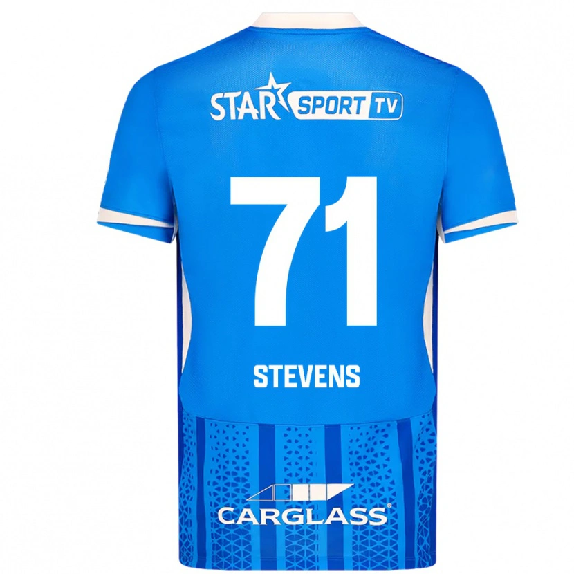 Danxen Kinder Brent Stevens #71 Blau Weiß Heimtrikot Trikot 2025/26 T-Shirt Österreich