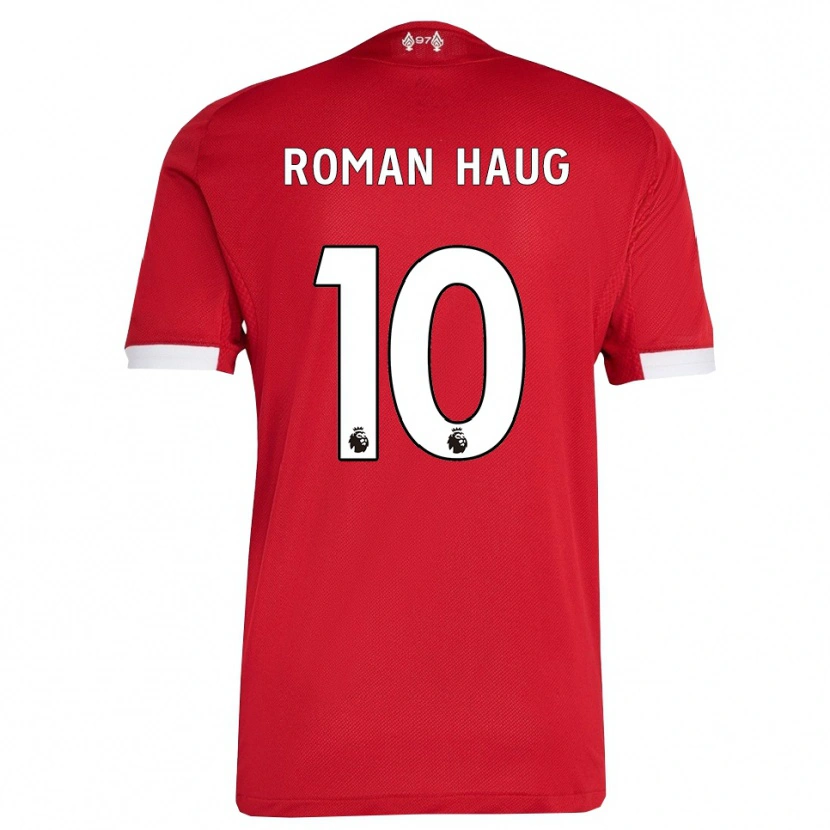 Danxen Kinder Sophie Román Haug #10 Rot Weiß Heimtrikot Trikot 2025/26 T-Shirt Österreich