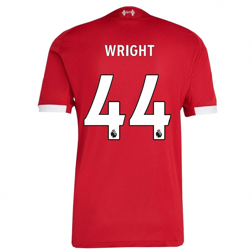 Danxen Kinder Will Wright #44 Rot Weiß Heimtrikot Trikot 2025/26 T-Shirt Österreich