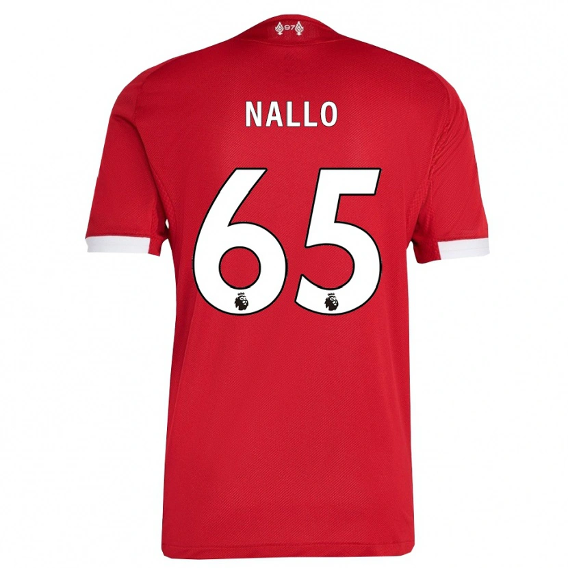 Danxen Kinder Amara Nallo #65 Rot Weiß Heimtrikot Trikot 2025/26 T-Shirt Österreich