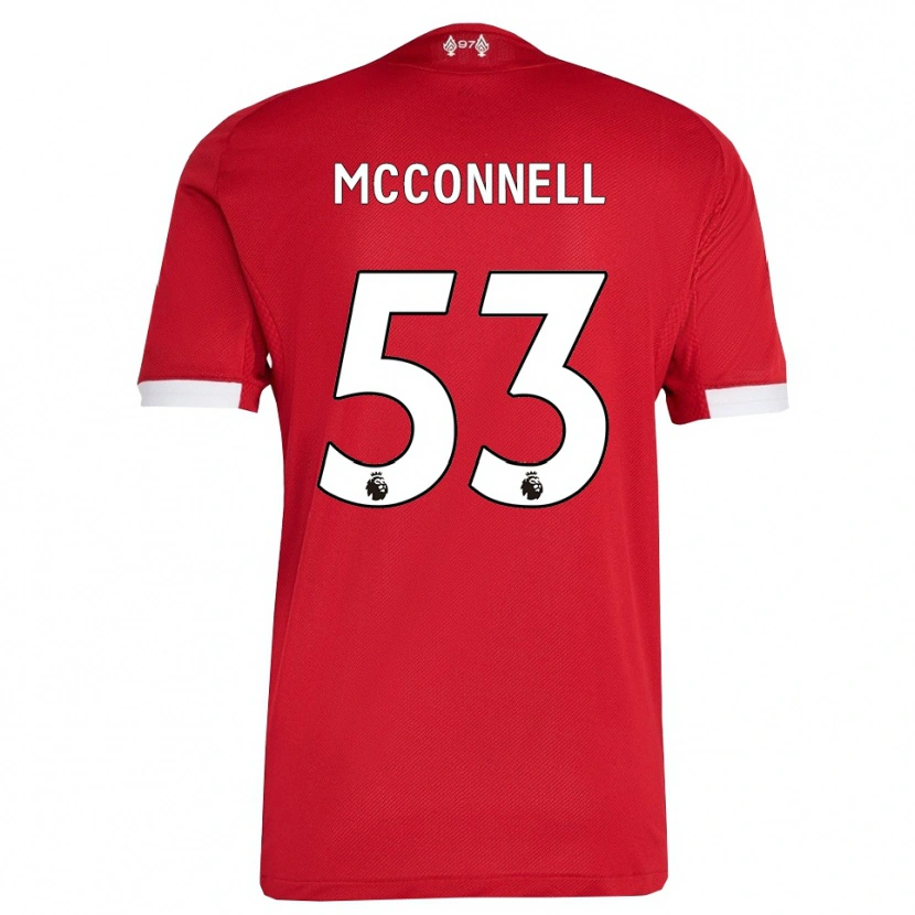 Danxen Kinder James Mcconnell #53 Rot Weiß Heimtrikot Trikot 2025/26 T-Shirt Österreich