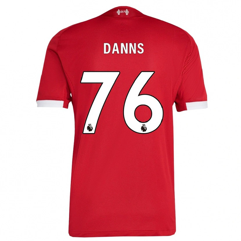 Danxen Kinder Jayden Danns #76 Rot Weiß Heimtrikot Trikot 2025/26 T-Shirt Österreich