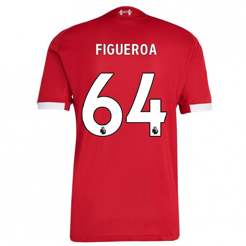 Danxen Kinder Keyrol Figueroa #64 Rot Weiß Heimtrikot Trikot 2025/26 T-Shirt Österreich