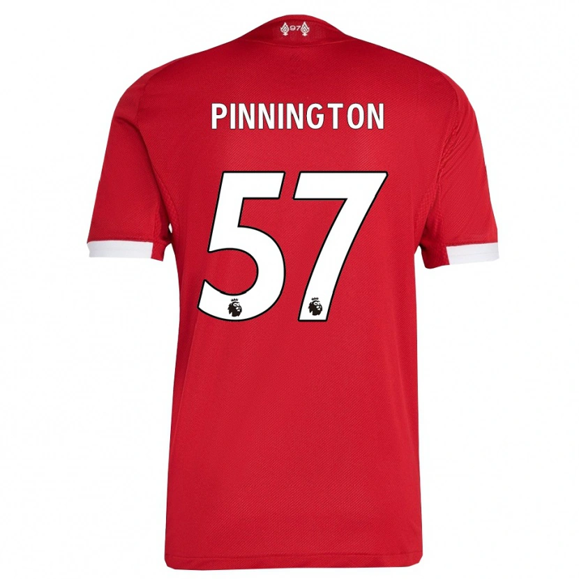 Danxen Kinder Carter Pinnington #57 Rot Weiß Heimtrikot Trikot 2025/26 T-Shirt Österreich