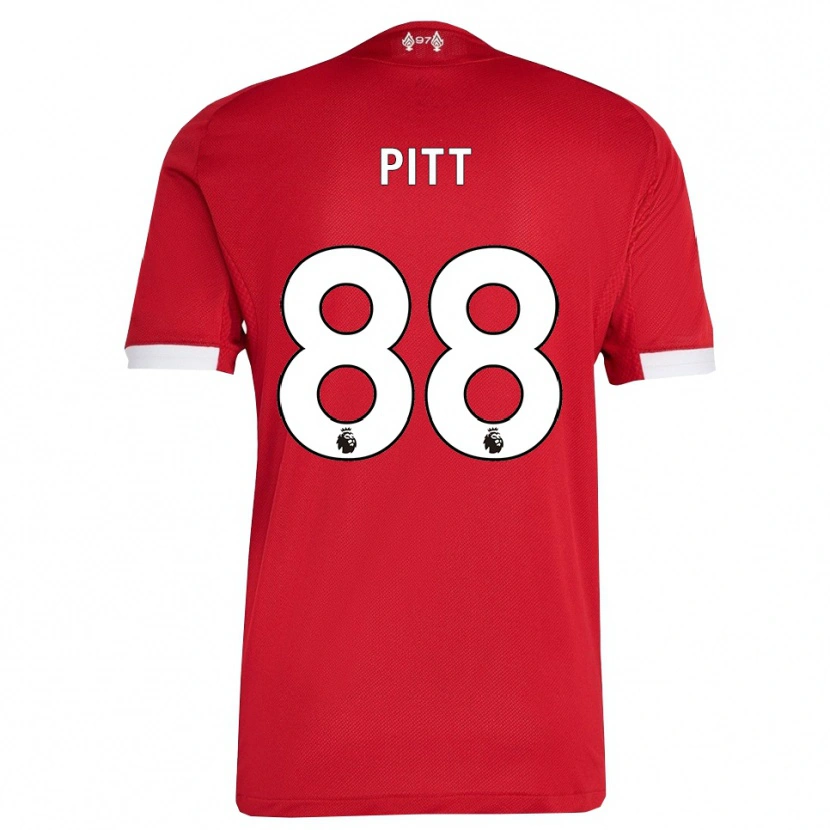 Danxen Kinder Lucas Pitt #88 Rot Weiß Heimtrikot Trikot 2025/26 T-Shirt Österreich