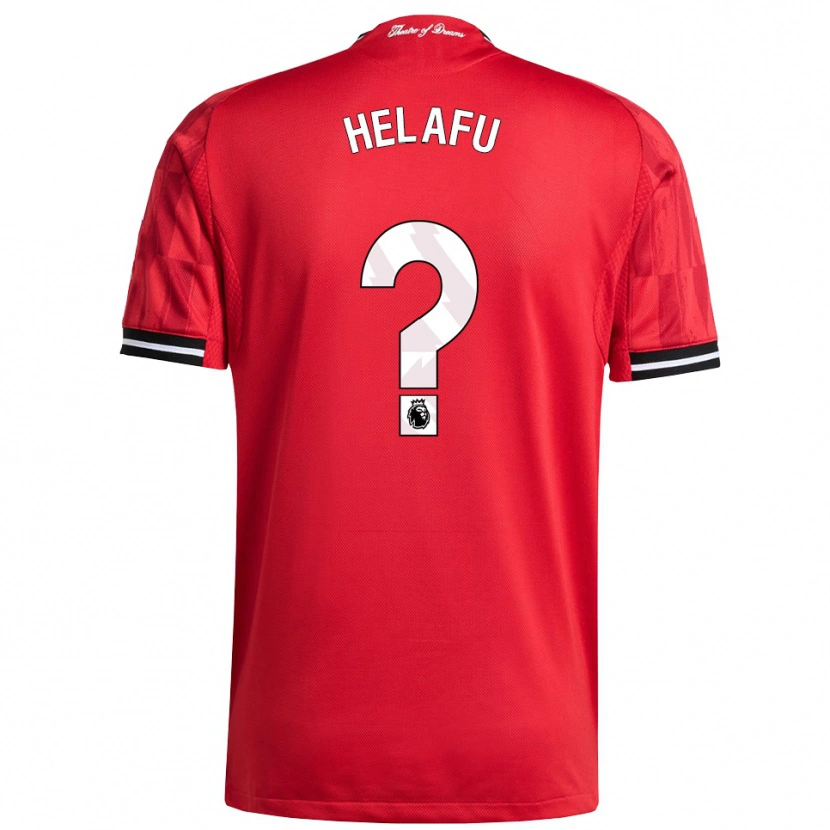 Danxen Kinder Yuel Helafu #0 Rot Schwarz Weiß Heimtrikot Trikot 2025/26 T-Shirt Österreich