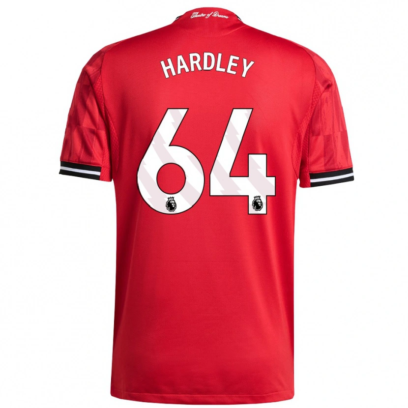 Danxen Kinder Bjorn Hardley #64 Rot Schwarz Weiß Heimtrikot Trikot 2025/26 T-Shirt Österreich