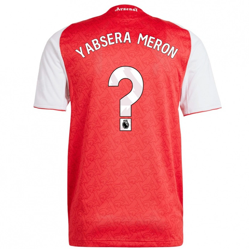 Danxen Kinder Yabsera Meron #0 Rot Weiß Heimtrikot Trikot 2025/26 T-Shirt Österreich