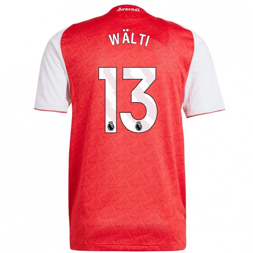 Danxen Kinder Lia Wälti #13 Rot Weiß Heimtrikot Trikot 2025/26 T-Shirt Österreich