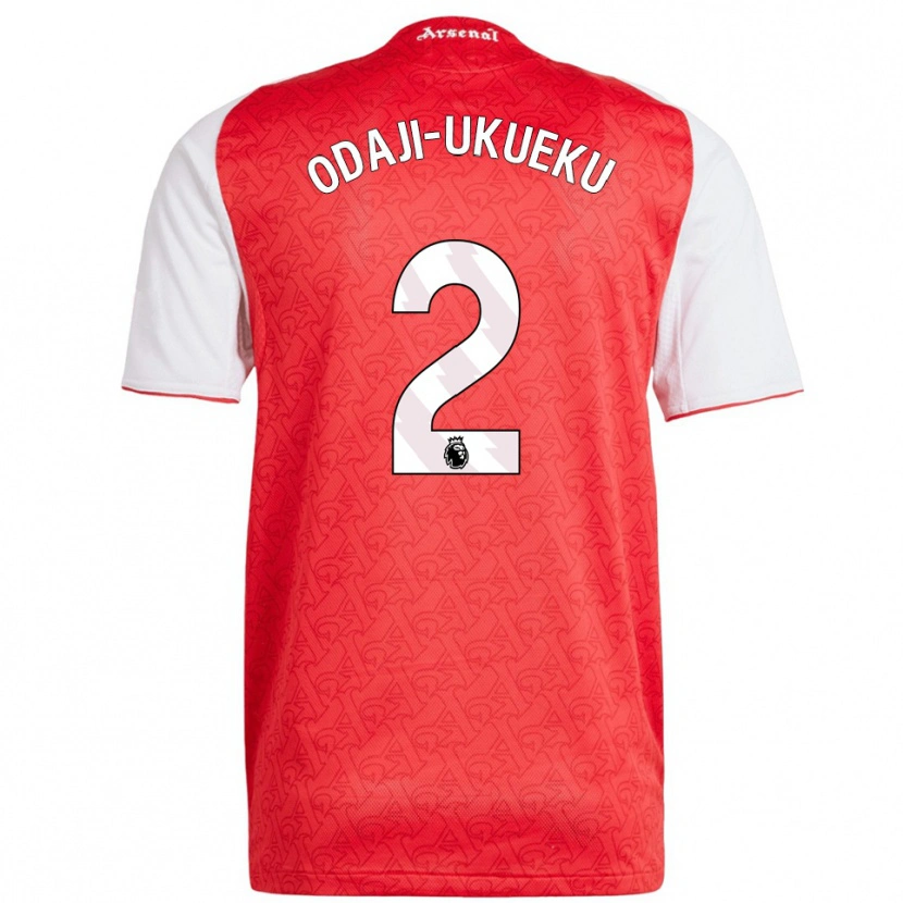 Danxen Kinder Theo Odaji-Ukueku #2 Rot Weiß Heimtrikot Trikot 2025/26 T-Shirt Österreich