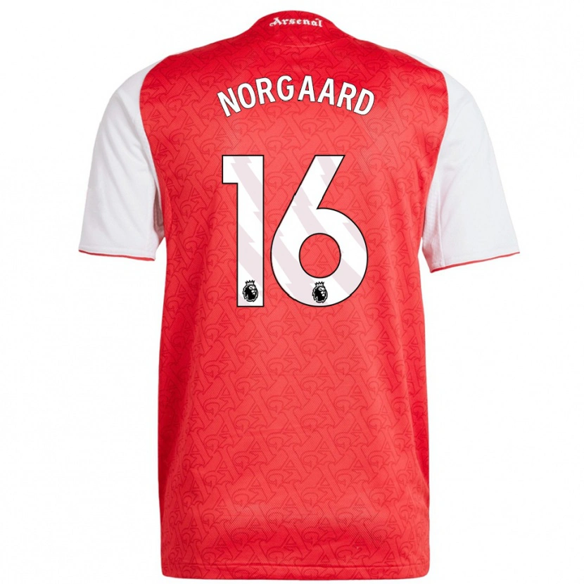 Danxen Kinder Christian Nørgaard #16 Rot Weiß Heimtrikot Trikot 2025/26 T-Shirt Österreich