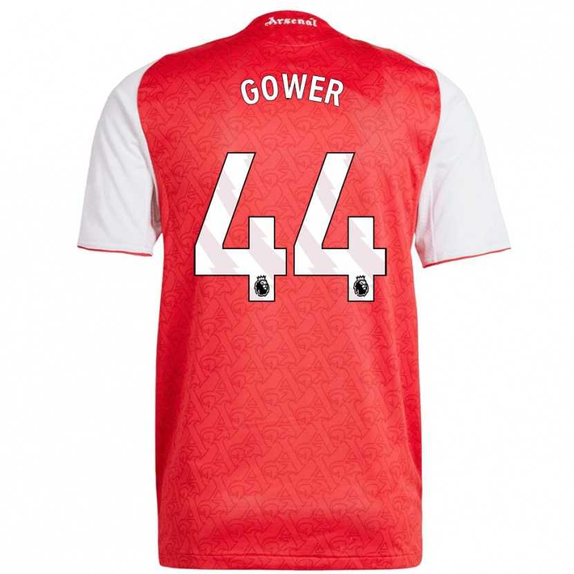 Danxen Kinder Jimi Gower #44 Rot Weiß Heimtrikot Trikot 2025/26 T-Shirt Österreich