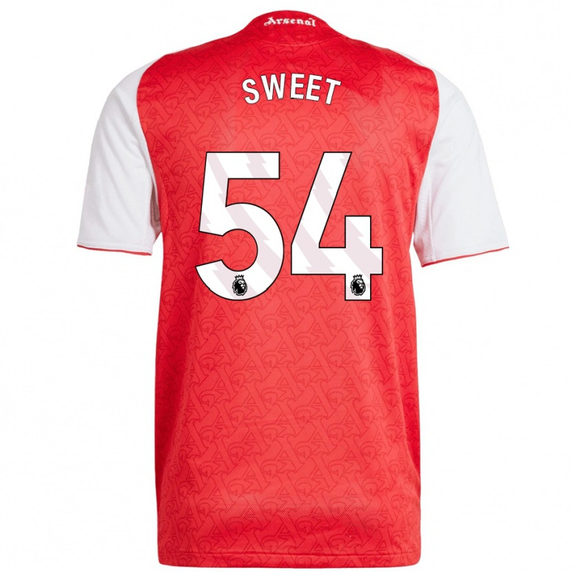 Danxen Kinder William Sweet #54 Rot Weiß Heimtrikot Trikot 2025/26 T-Shirt Österreich