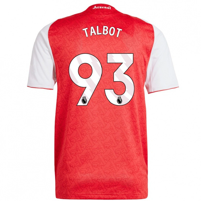 Danxen Kinder Jack Talbot #93 Rot Weiß Heimtrikot Trikot 2025/26 T-Shirt Österreich