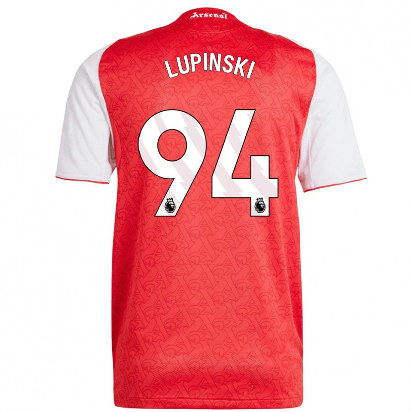 Danxen Kinder Remi Lupinski #94 Rot Weiß Heimtrikot Trikot 2025/26 T-Shirt Österreich