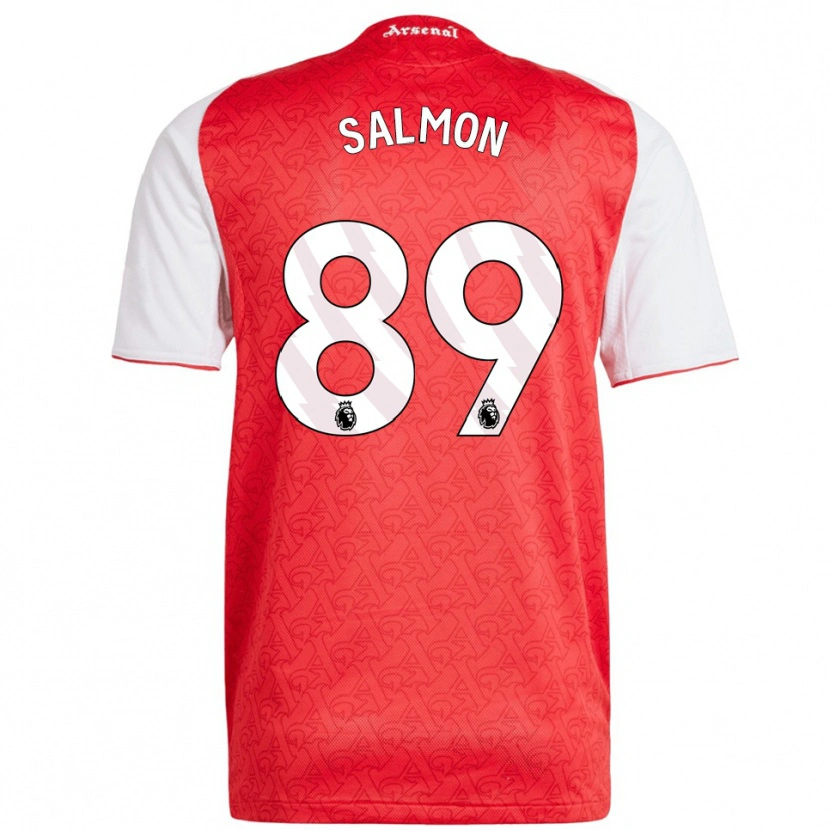 Danxen Kinder Marli Salmon #89 Rot Weiß Heimtrikot Trikot 2025/26 T-Shirt Österreich