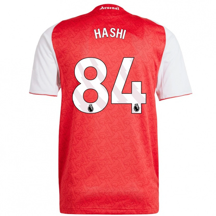 Danxen Kinder Maalik Hashi #84 Rot Weiß Heimtrikot Trikot 2025/26 T-Shirt Österreich